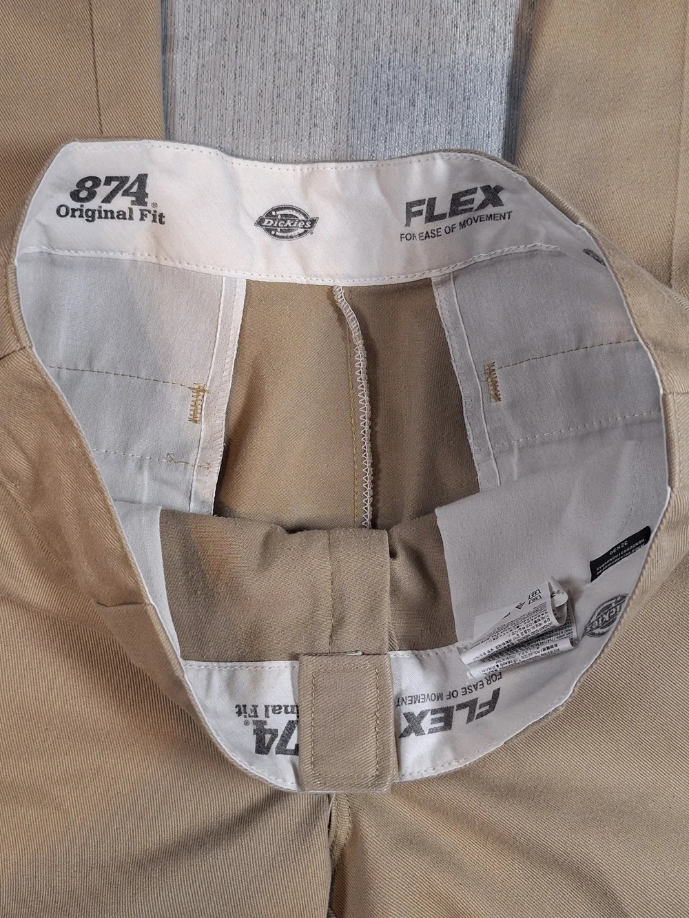 Dickies Men's Tan Straight-Leg Chinos 32x30